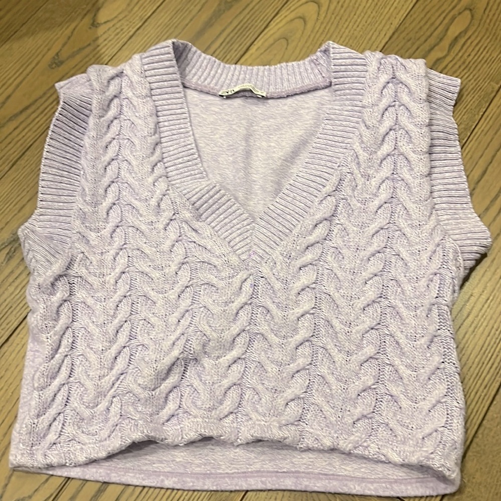 Purple cardigan Zara women